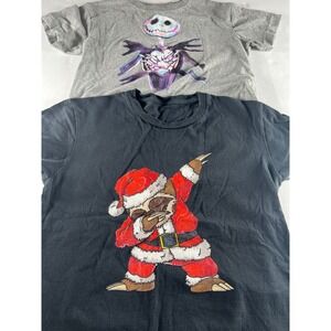 Kids‎ Nightmare Before Christmas Dabbing Santa Sloth T Shirt Bundle Medium